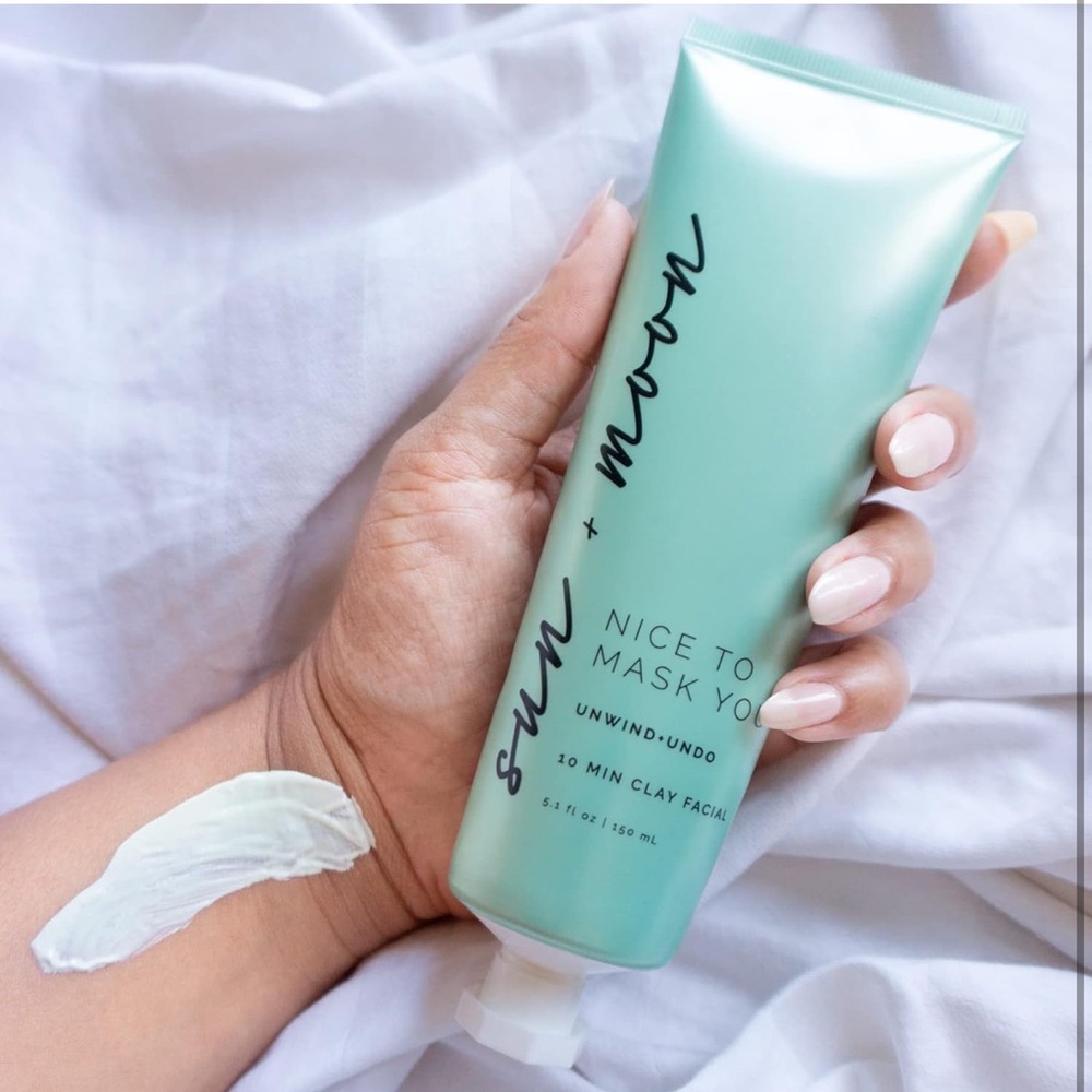 Sun + Moon BRAND NEW Mint Green Clay Facial Mask